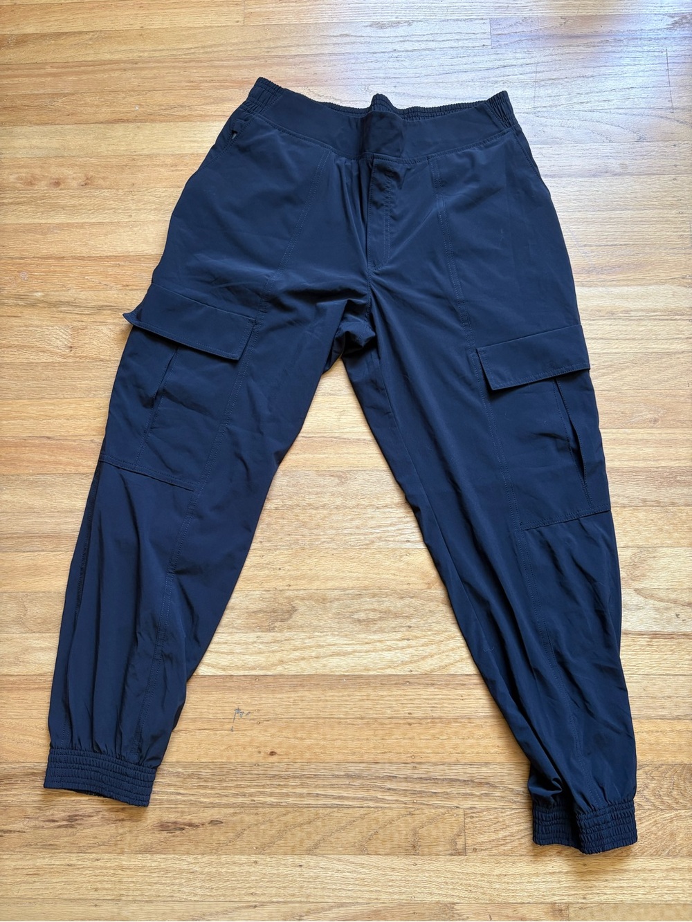 Athleta Brooklyn Cargo Jogger Pants in Black